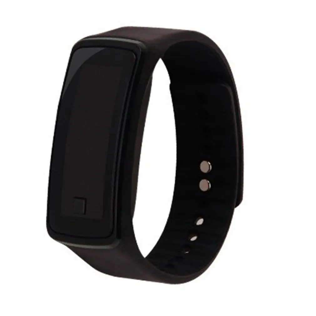 Модный силиконовый ремешок детский светодиодный цифровой наручные часы легкие спортивные часы-браслет унисекс Мужские и женские браслеты