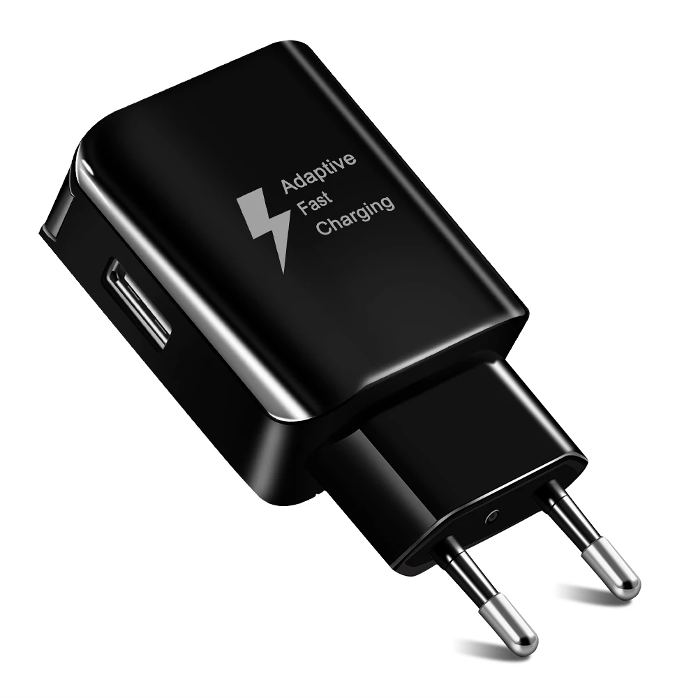 5V 2A универсальное USB зарядное устройство для путешествий, настенный адаптер для быстрой зарядки, зарядное устройство для мобильного телефона s для iphone, samsung, Xiaomi, huawei, планшетов - Тип штекера: EU Black Charger
