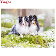 Сделай сам, овчарка, шелти, собака, алмазная картина, домашнее животное, фото, на заказ, 5D, полный скворец, алмазная вышивка, Алмазная мозаика, вышивка крестиком
