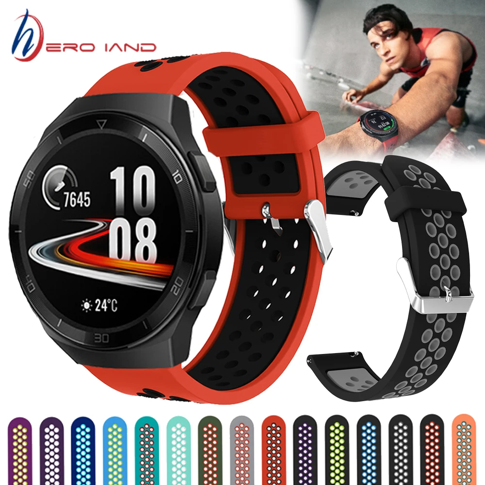 Silicone Watchband Band For Huawei Watch Gt 2e Gt2e Smartwatch Wrist
