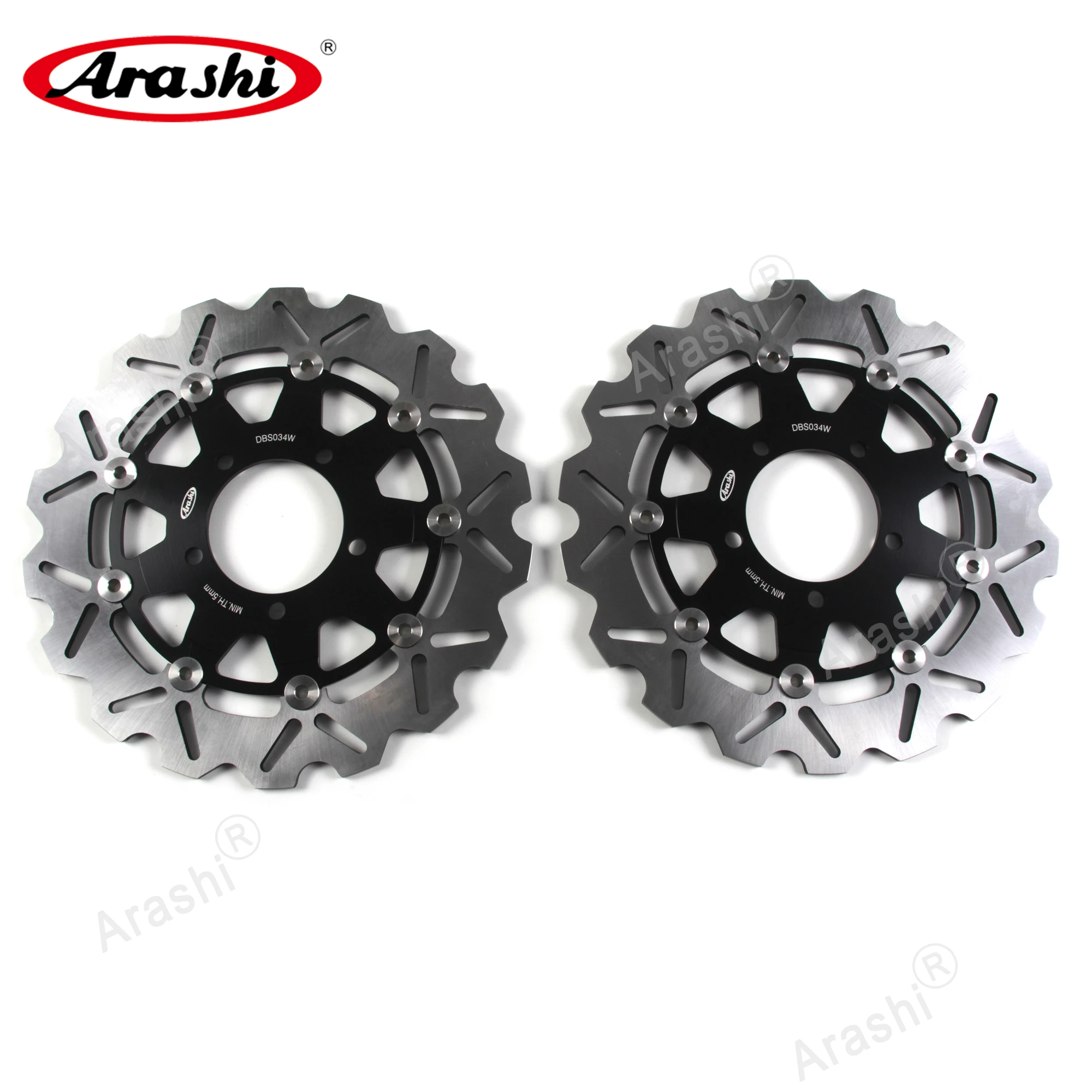 Араши передний тормозной диск для KAWASAKI Z ABS 750 2007 2012 CNC Тормозные диски роторы Z750 2008