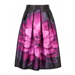 Фотосессия Европа и Америка EBay алиэкспресс Лидер продаж юбка для похудения с принтом плиссированная юбка-пачка трапециевидная юбка