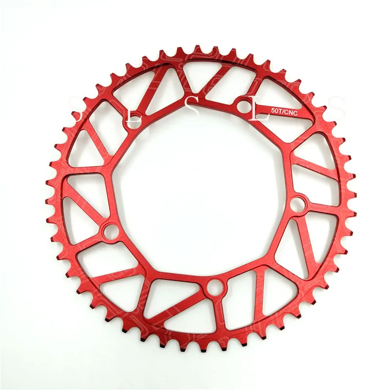 Litepro 130BCD зубчатое колесо цепной передачи 48 т 50 т 52 54T 56T 58T складной велосипед один P8 JP8 8/9/10 цепь для скоростного велосипеда дисковый тормоз часть красный