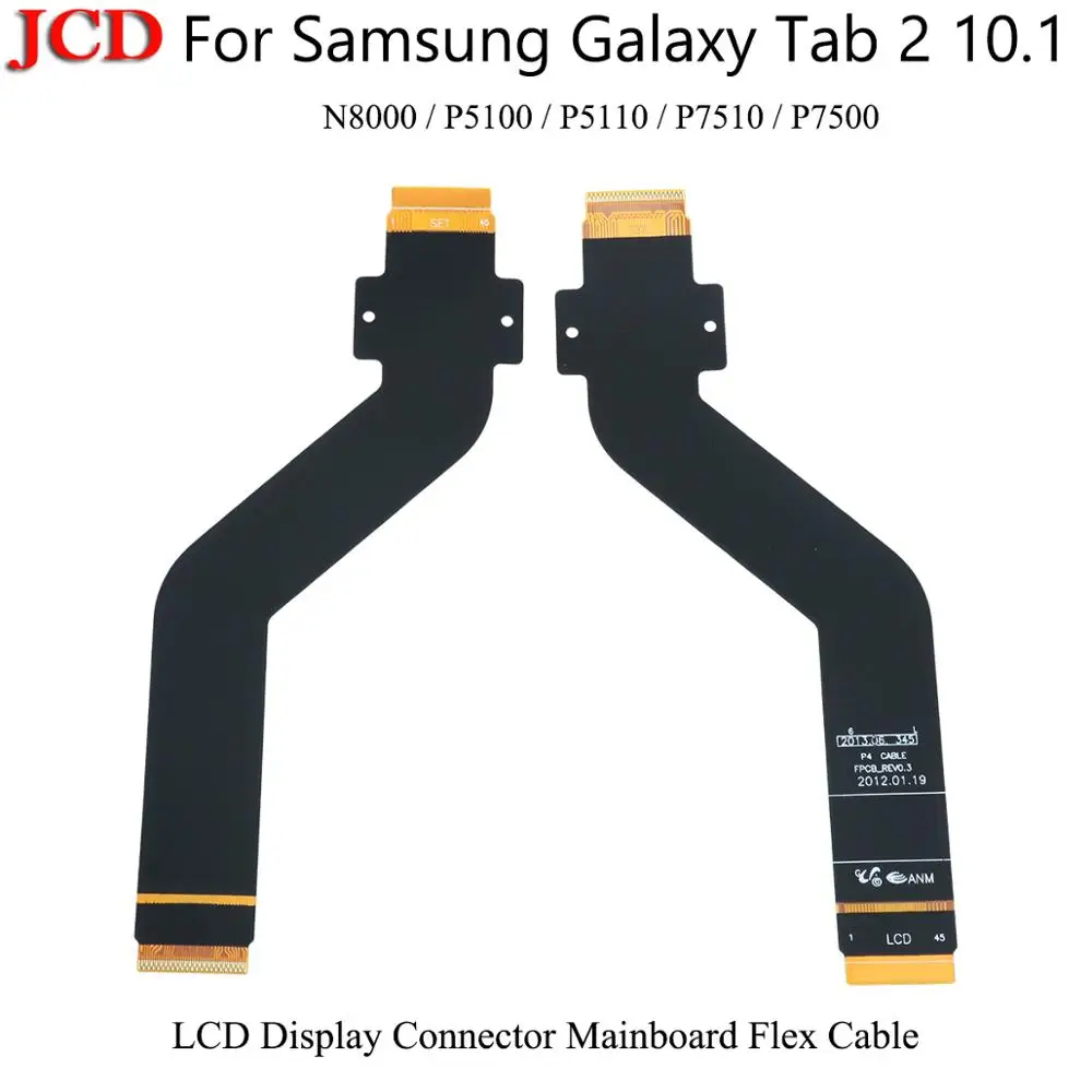 JCD Новинка для Samsung Galaxy Tab 2 10 1 N8000 P5100 P5110 P7510 P7500 ЖК-дисплей Разъем гибкий кабель