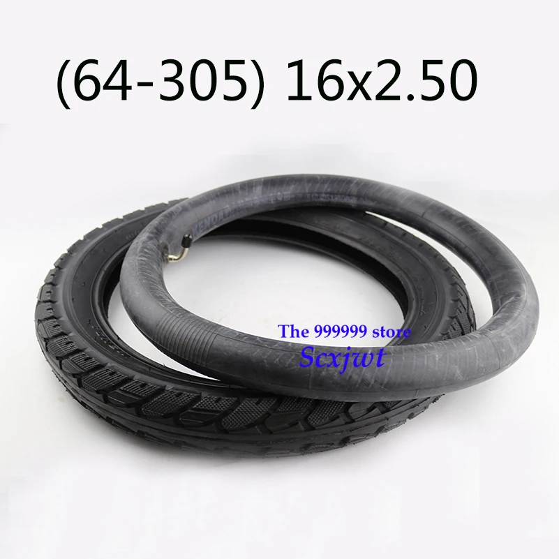 Wear-resisting16x2.50 64-305 шины и внутренняя труба подходят для электровелосипедов детские велосипеды, маленькие BMX и скутеры