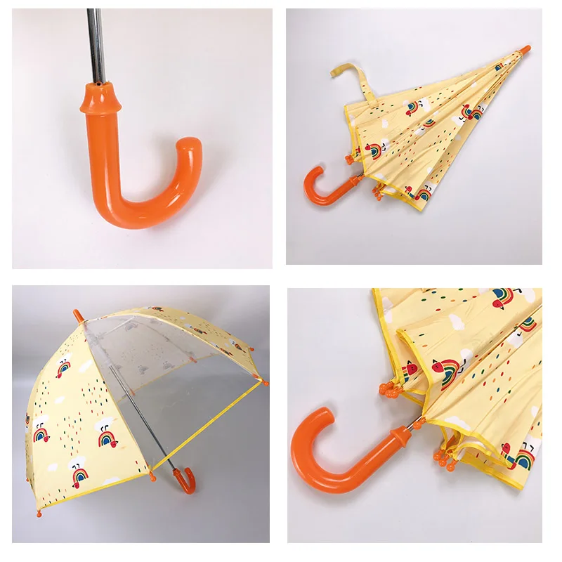Детский прозрачный зонтик Paraguas Guarda Chuva Ombrello Paraguas Transparente зонтик Paraguas Infantil Parapluie Enfant