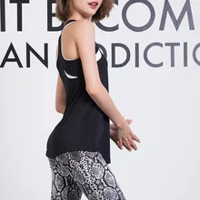 [Спортивная одежда, настраиваемая] спортивная майка, свободная, мягкая, быстросохнущая, анти-экспозиция, Йога, фитнес, Спортивная футболка 17141