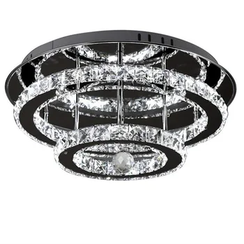 

Modern LED Crystal Ceiling Light 36W Luster Ceiling Lamp Indoor Lighting Light Fixture for Stair Hotel Lamp Living Room Bedroom