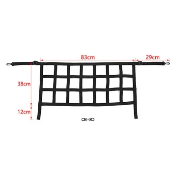 

Rear Trunk Mesh Bezel Net For Jeep Wrangler JK JL 2007-19 High Quality ABS Black DIY Parts Practical