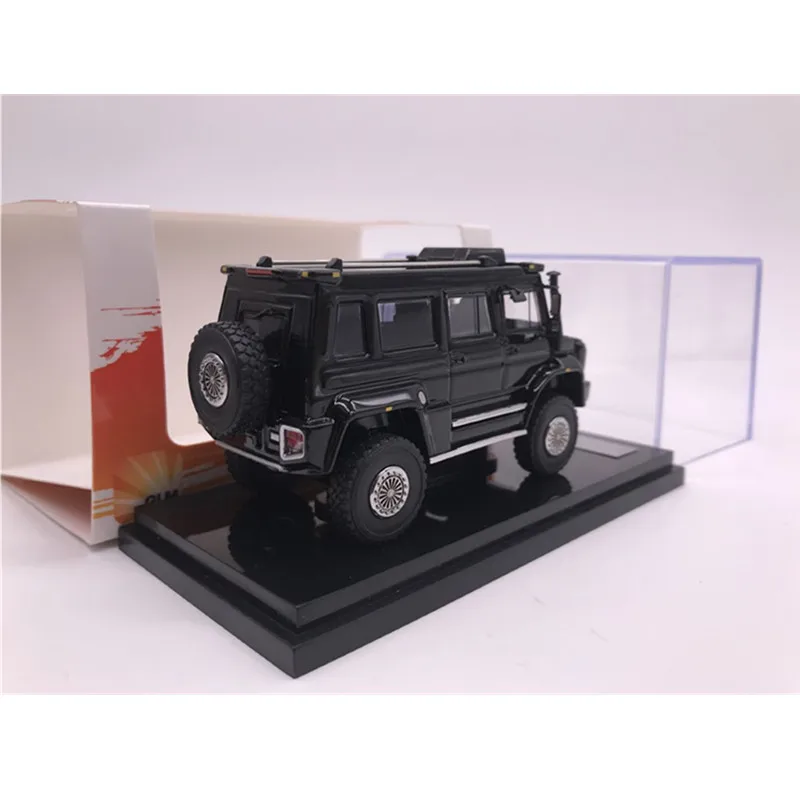 GLM 1/64 масштаб Mercedes Benz Unimog U5000 SUV черный 2012 литья под давлением модель автомобиля