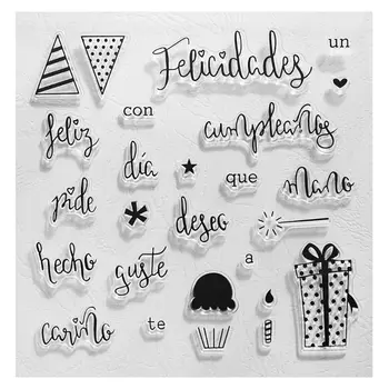 

Benediction Silicone Clear Seal Stamp DIY Scrapbooking Embossing Photo Album Decorative Paper Card Craft Art Handmade Gift