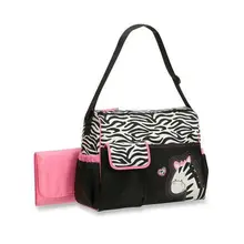 Женская сумка для подгузников с мультяшными животными, переносные сумки, женская сумка на плечо для женщин, большая вместительность, модные сумки-мессенджеры