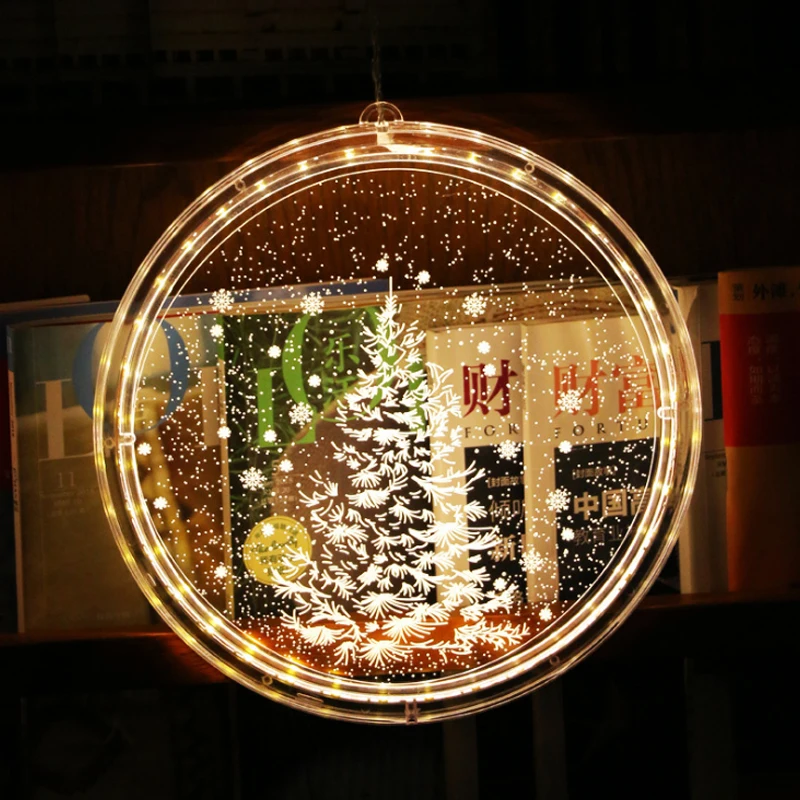 Led Christmas Lights String Ins Decoration Creative Modeling Battery Festive Arrangement Neon Bar | Лампы и освещение
