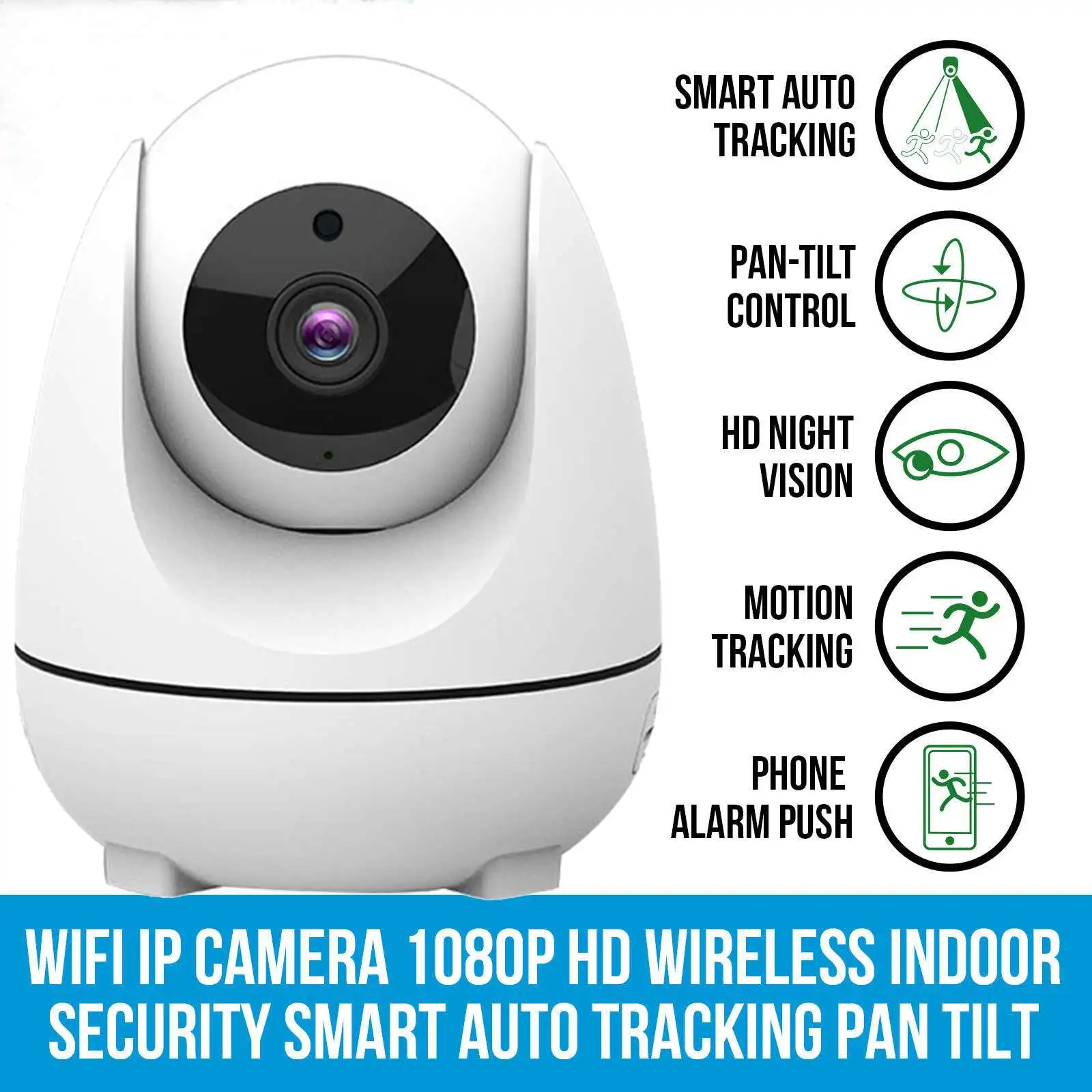 1080P 360 ° беспроводная домашняя ip-камера безопасности аудио монитор HD Mi мини умная камера 2,4G WiFi камера с функцией автоматического слежения