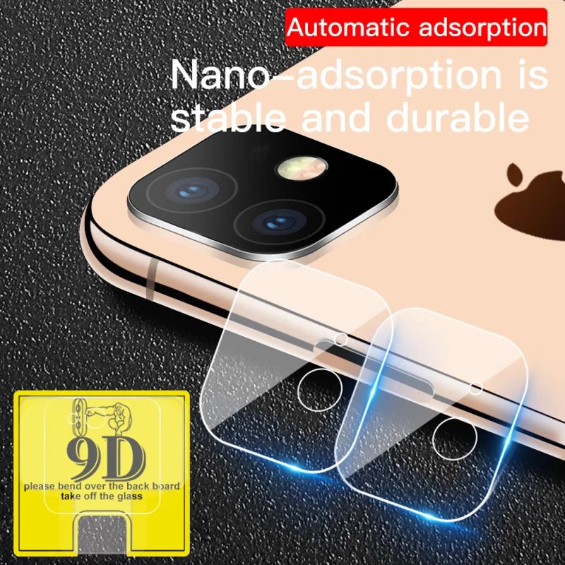 

2PCs Tempered Glass On For iPhone XS XR X 11 Pro Max Glass Camera Lens Screen Protector For iPhone 7 8plus Protective Glass Film
