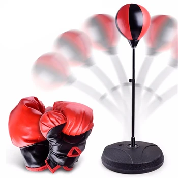 

Children Adjustable Fitness Boxing Set Punch Pear Speed Ball Relaxed Boxing Punching Speed Bag Toys Outdoor Gaming Tools Gifts