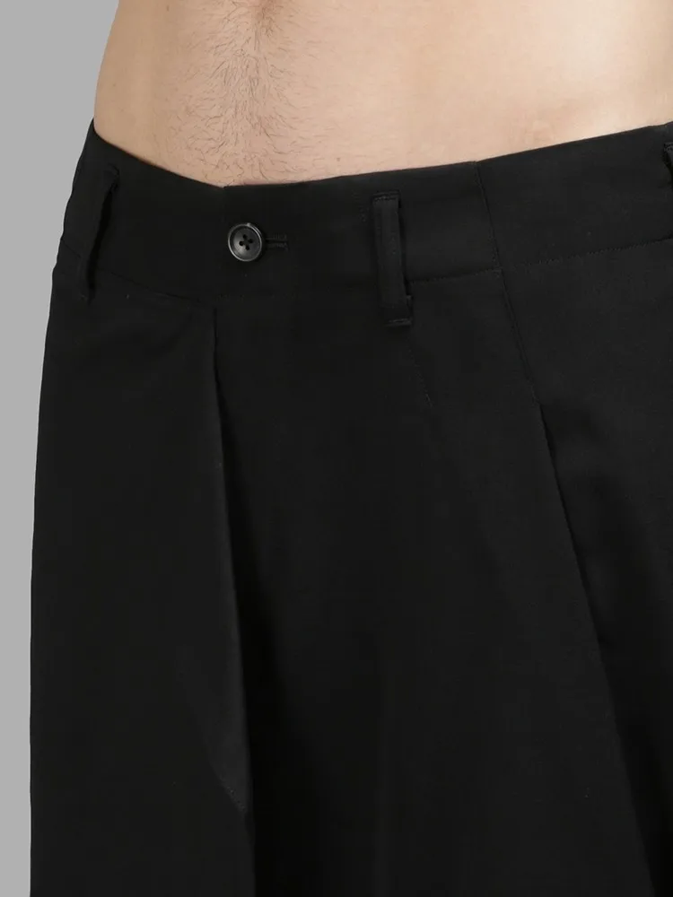 Summer men false two over the knee skirt individual character solid color joker fashion youth straight tube wide leg shorts