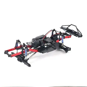 

OOTDTY RC Car 275mm Wheelbase Assembled Frame Chassis for 1/10 Crawler SCX10 D90 TF2 MST Spare Parts