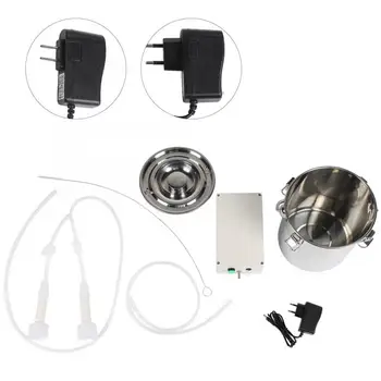

Goat Milker Mini Domestic Electric Milking Machine Vacuum Pump Regulator Set with 5L Bucket for Goat 100-240V Milking Machine