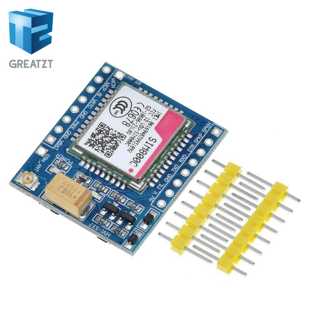 SIM800C GSM GPRS Module 5V/3.3V TTL Development Board IPEX with Bluetooth and TTS for Arduino STM32 C51