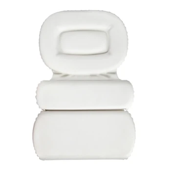 

Spa Bath Pillow 3-Panel Design for Shoulder Neck Support Fits Any Size Tub Jacuzzi Full Body Bath Pillow