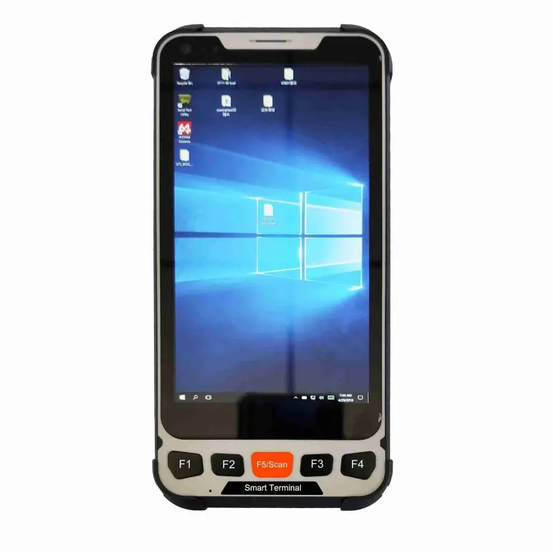 laser scanner 5.5 Inch Windows Rugged PDA With NFC Tags Reading  4G LTE UHF Reader 2D Scanner Charging Dock computer scanner