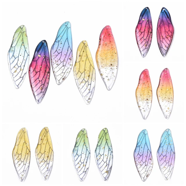 Fairy Wing Charms Jewelry Making, Resin Jewelry Making