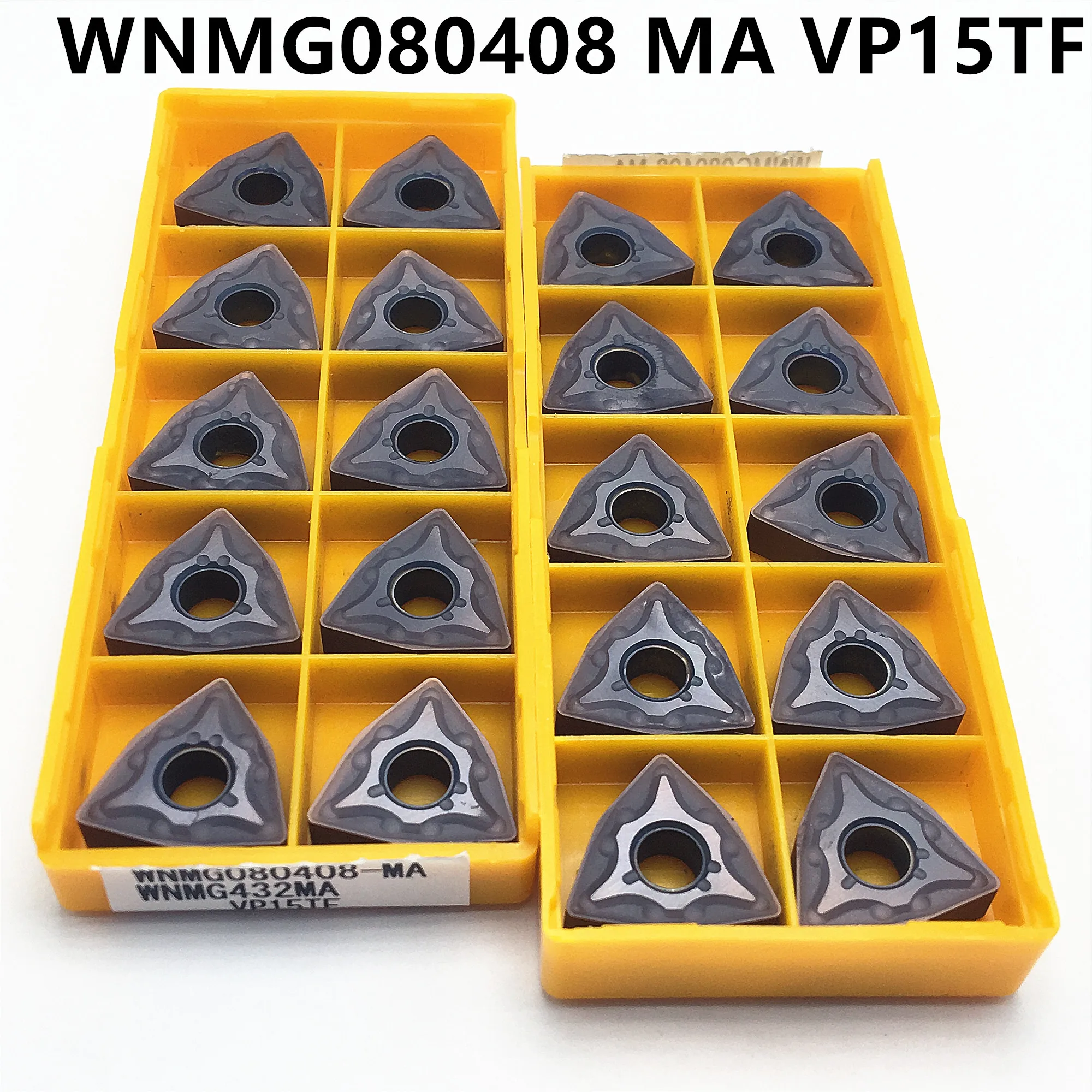 

10PCS Carbide Insert WNMG080408 MA VP15TF External Turning Tool WNMG 080408 Lathe Tool CNC Tool Milling Cutter Carbide