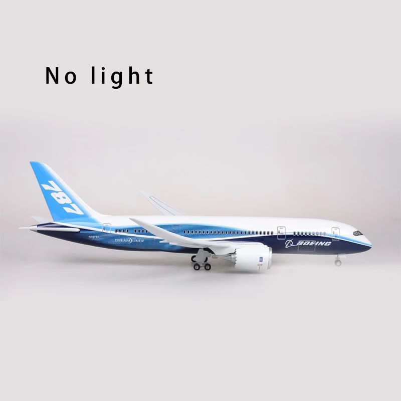 JASON TUTU 46cm Original Boeing 747 Plane Model Airplane Model Aircraft Model 1/160 Scale Diecast Resin Airplanes Planes W Light 9