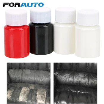 

FORAUTO 30ml Leather and Vinyl Restorer Universal Leather Repair Tool Holes Scratch Cracks No Heat Liquid Car Seat Sofa Coats