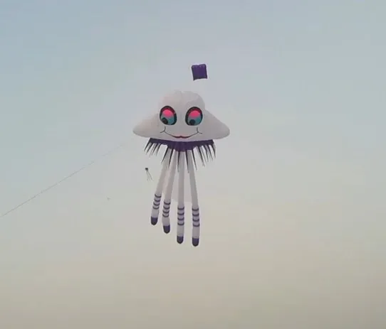 Ripstop pipas brinquedo ar livre atacado Jellyfish мягкий воздушный змей vlieger cometas Para Adultos воздушные змеи для взрослых воздушный змей Летающий windsock