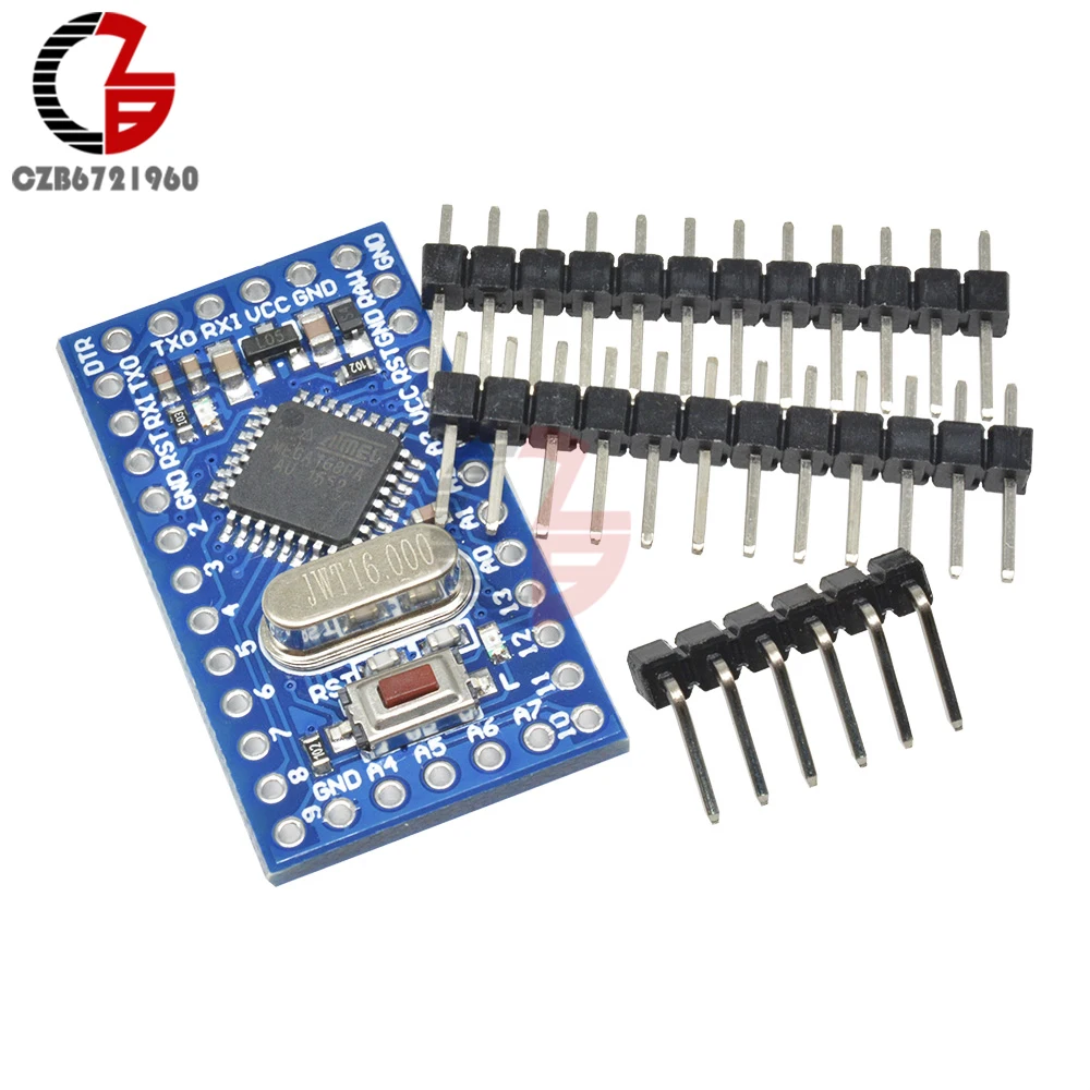 10 шт. Pro Mini Atmega168 мини ATMEGA168 Кристалл осциллятор плата модуль 16 м 5 В для Arduino Nano Заменить Atmega328 Лидер продаж