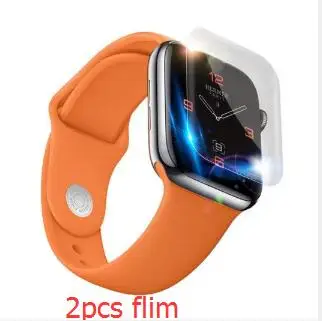 Силиконовый спортивный ремешок для Apple Watch band 5 38 мм 42 мм iWatch 4 band 44 мм 40 мм ремень браслет correa Apple watch 5 4 3 2 1 Аксессуары - Цвет ремешка: Explosion-proof film