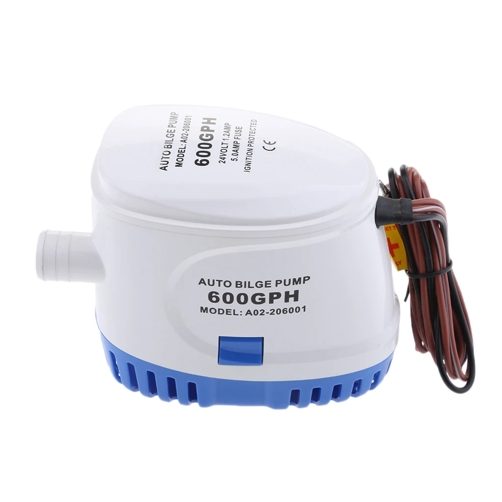 600GPH 24V Электрический морской погружной Трюмный насос водяной насос для лодки яхты