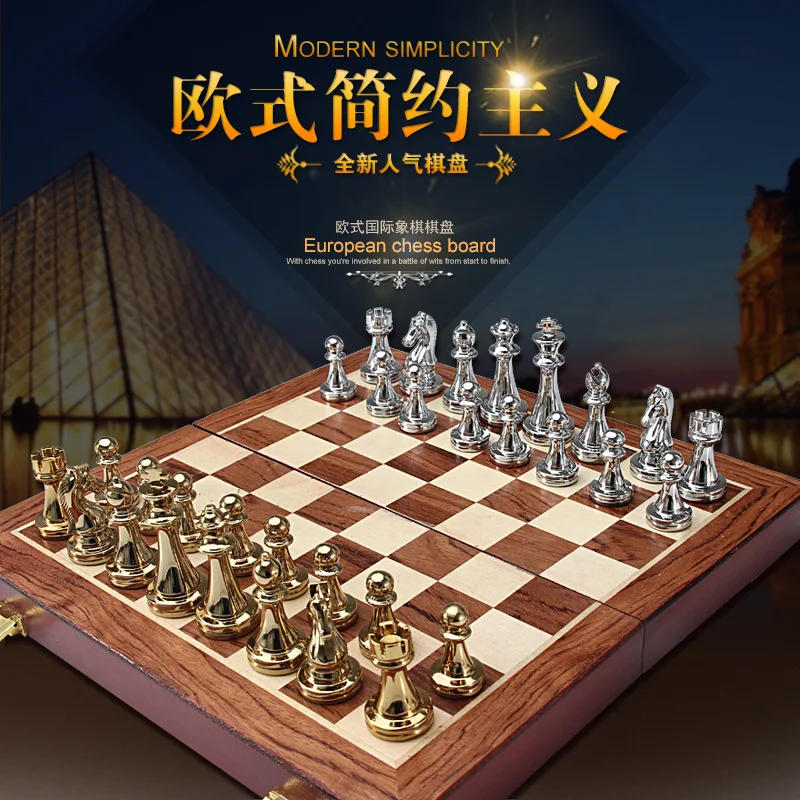 Placa de xadrez social portátil para família, jogo de luxo, damas  profissionais, mesa xadres, jogo damas, dwh - AliExpress