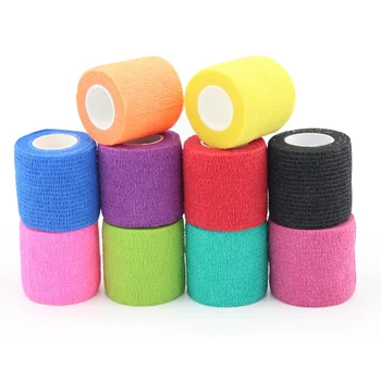 

10 Colors Self-adhesive Elastic Bandage Anti-skid Protection Sports Ankle And Knee Protection Bandage Injury Sprain Wrap