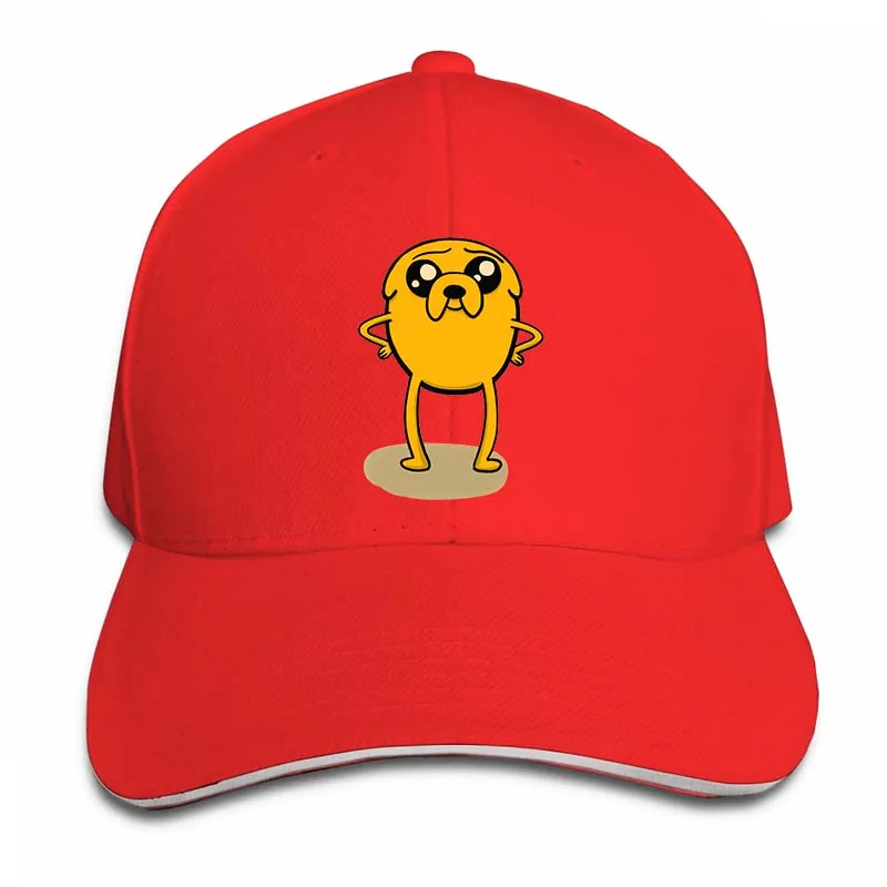 ADVENTURE TIME JAKE THE DOG PUPPY EYES бейсбольная кепка для мужчин и женщин Кепка для водителя грузовика модная Регулируемая Кепка - Цвет: 2-Red