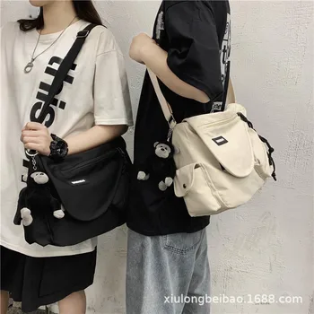 

Shoulder bag 2020 new casual college student campus couple messenger bag women street shoulder bag