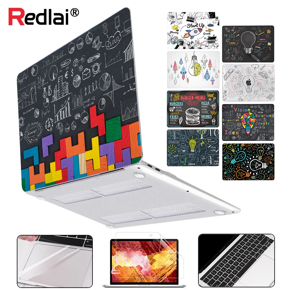 Чехол для ноутбука MacBook Pro 13 16 дюймов A2141 Touch Bar 2020 A2289 A2338 пластиковый жесткий чехол