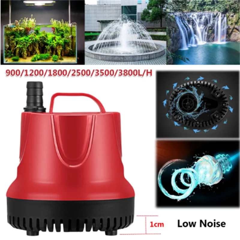 10W/ 15W/ 30W/ 45W/ 60W/ 80W 50Hz Water Pump Fish Tank Submersible Ultra-Quiet Pump Fountain Aquarium Pond Spout Feature water pump,aquarium water pump,fish tank pump