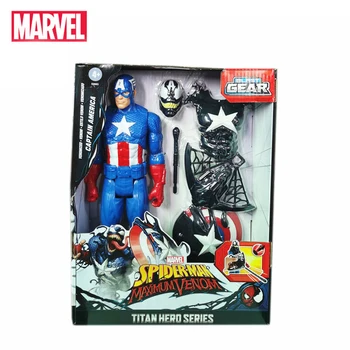 

Marvel Avengers Spiderman Maximum Venom Captain America Action Figure Toy For Children Collection Doll