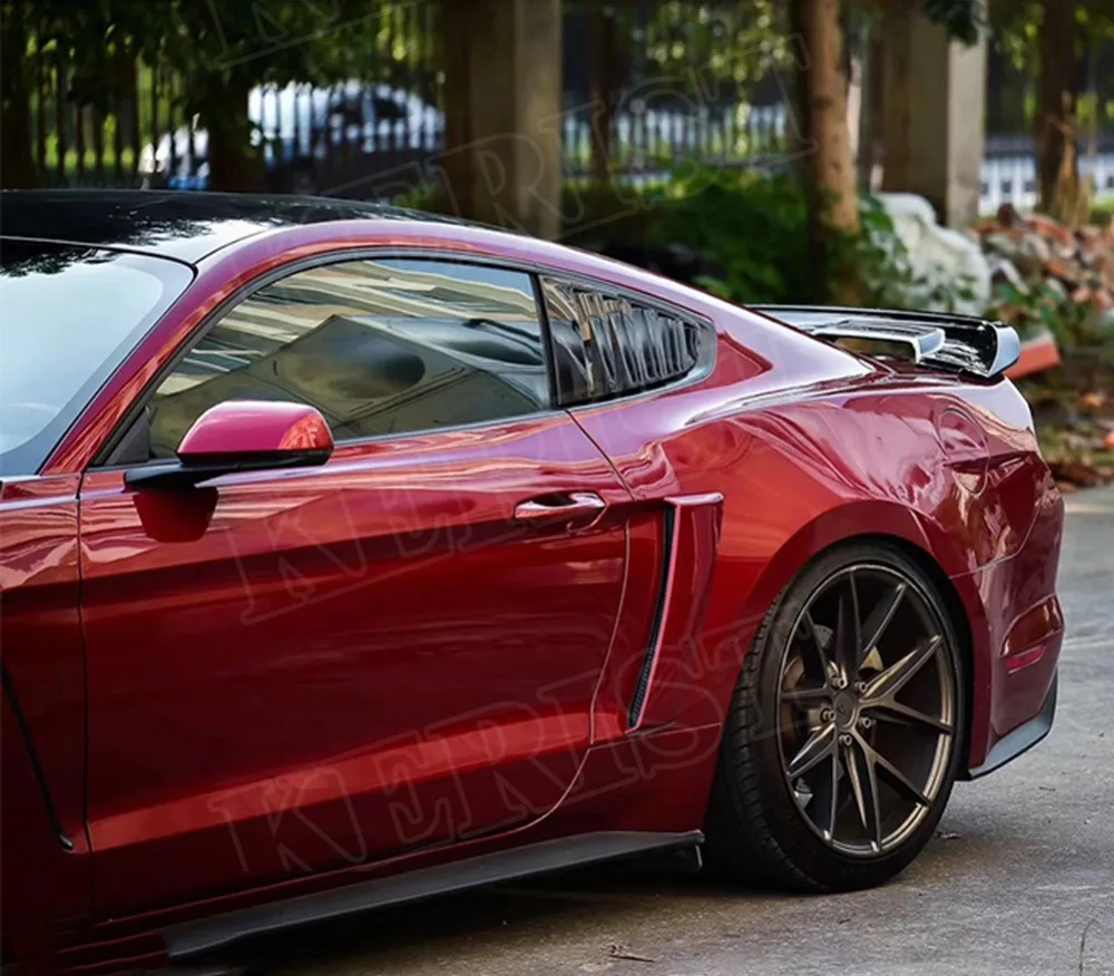 Углеродное волокно GT500 стиль задний багажник спойлер крыло, пригодный для Ford Mustang Coupe высокое качество