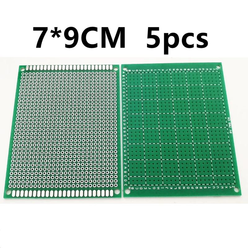 

5pcs/lot 7*9CM 1.6 thickness 2.54 pitch universal board board circuit board experiment hole board PCB