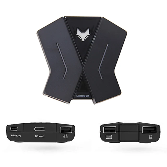 For Ps4 Xbox One Switch Ps3 Mouse Keyboard Adapter Gamepad Controller Converter Led Lights Fps Tps Rpg Game Accessories Gamepads Aliexpress