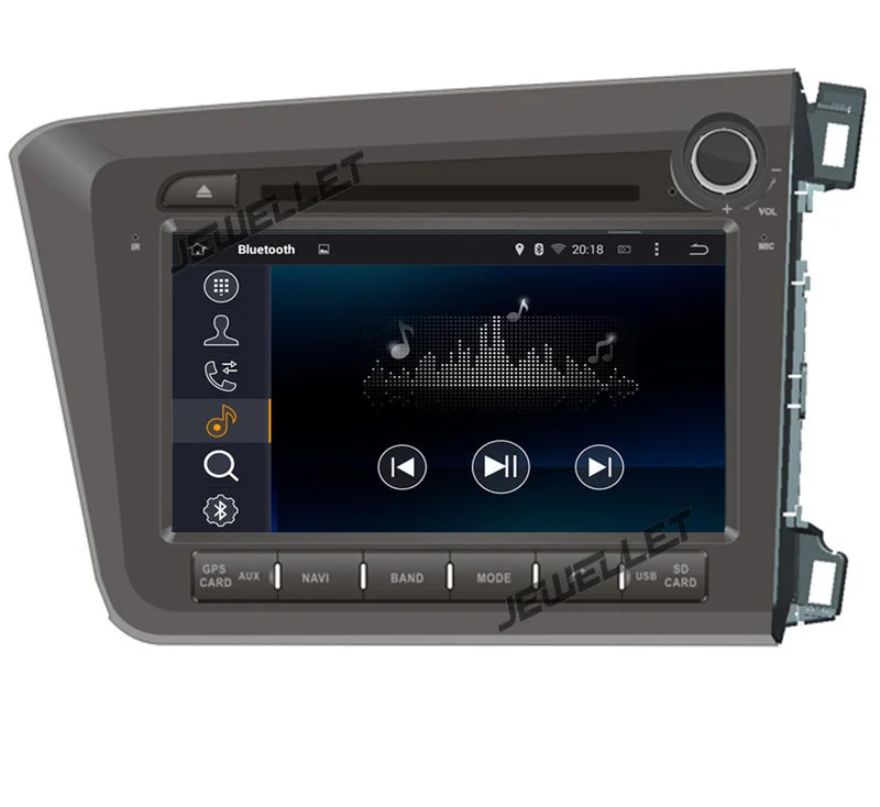 Восьмиядерный ips экран Android 9,0 автомобильный DVD gps Радио Навигация для honda civic 2012-2013 правое вождение с 4G/Wifi OBD 1080P