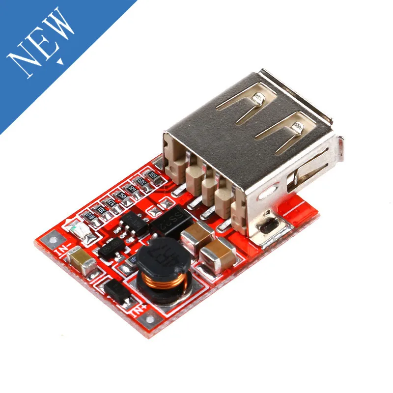 DC-DC конвертер Выход Step Up Повышающий Модуль источника питания 3V to 5V 1A USB Зарядное