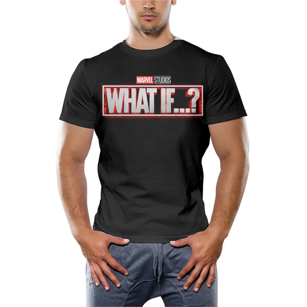 Новые футболки Marvel с аниме What If 3D летние мужские и женские Забавные капитана