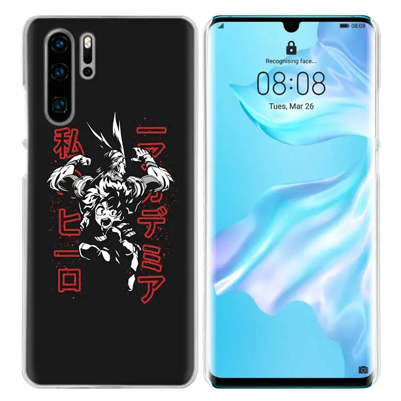 Жесткий ПК чехол для huawei P30 P20 P10 mate 30 20 10 Nova 5 5i Pro Lite P Smart Z Plus мой герой Academy Plus Ultra