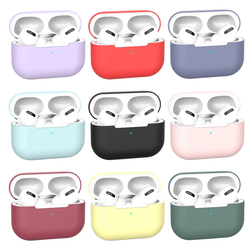 Силиконовый чехол, защитный чехол для Apple AirPods Pro, TPU, Bluetooth наушники, мягкий силиконовый чехол для Air Pods 3, защитный чехол s