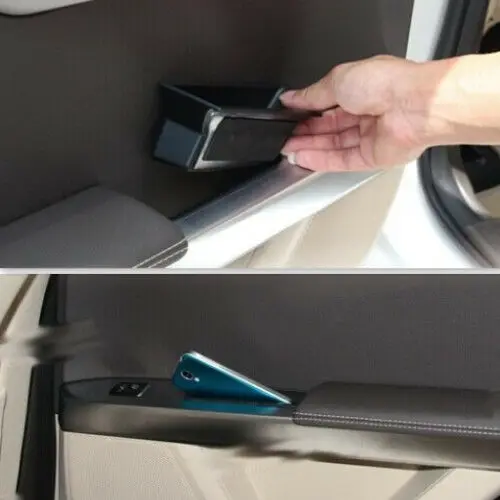 

2pc Front Door Armrest storage box Card phone for Mercedes-Benz GLK Class X204 2009+